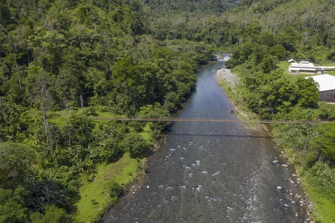 Paisaje natural costarricense.