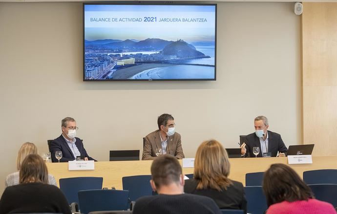 Balance del Kursaal 2021: la recuperación de la actividad toma impulso