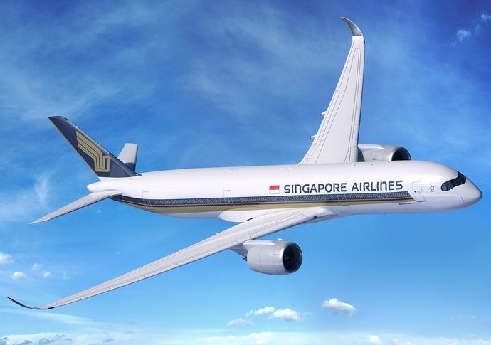 Avión de la flota de Singapore Airlines.