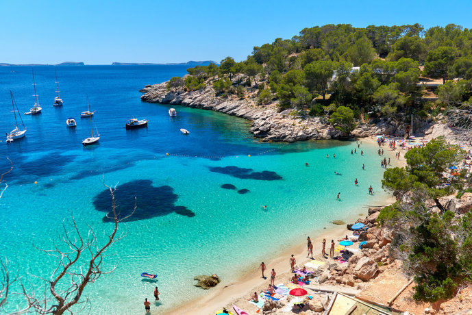 Cala Salada Beach, Ibiza