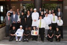 Alumnos Erasmus+ en el Hotel Escuela Santa Cruz (Santa Cruz de Tenerife).