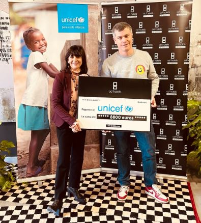 OD Hotels recauda 8.000 euros para Unicef España