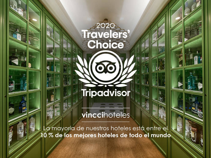 Vincci obtiene el Travelers’ Choice en casi todos sus establecimientos