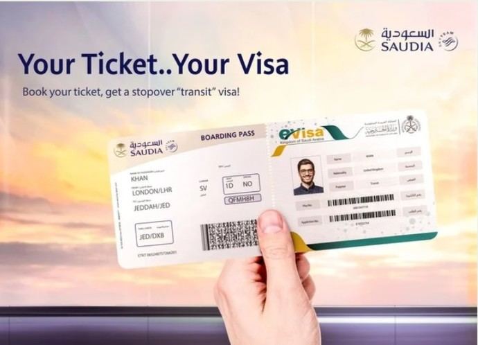 La aerolínea Saudi Arabian lanza el primer visado de escala en el país