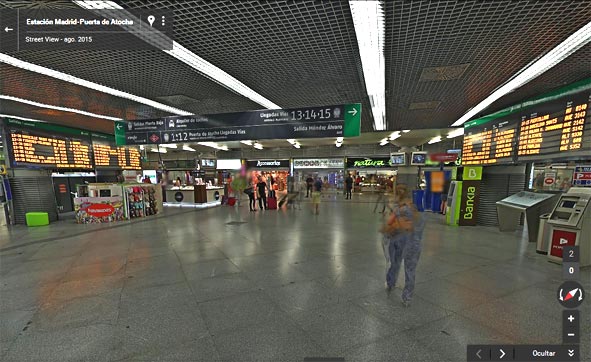 Adif muestra en Google Street View algunas estaciones de tren