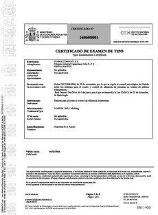 La homologación del sistema Viabox ML1.