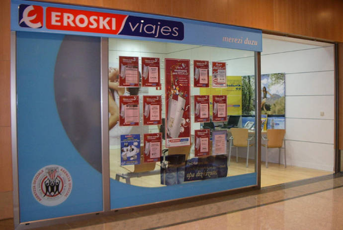 Viajes Eroski factura 184 millones de euros en 2015, cifra idéntica a la de 2014