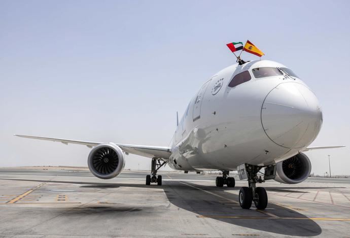 Llegada del vuelo.