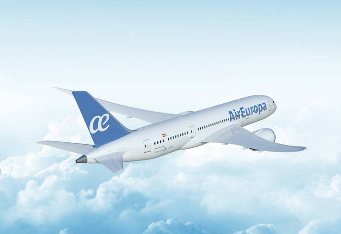Air Europa crece un 84% en el mercado estadounidense