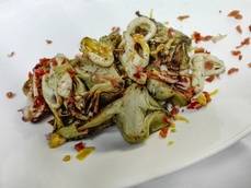 Imagen del plato creado por Vincci Hoteles.