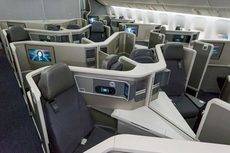 Interior del reacondicionado Boeing 777-200.