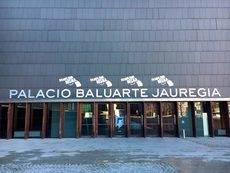 Entrada al Festival Pamplona Negra en el Palacio de Congresos Baluarte.