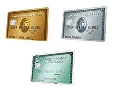 Las tarjetas de American Express.