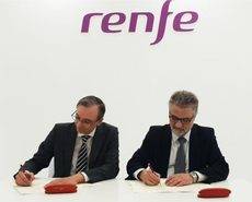 La firma del acuerdo de colaboración.