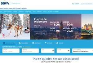 BBVA lanza su propio ‘portal’ de viajes mediante una alianza con B the travel brand