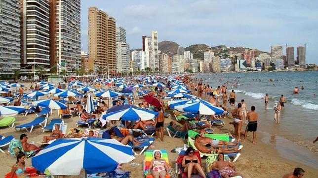 Playa de Benidorm.
