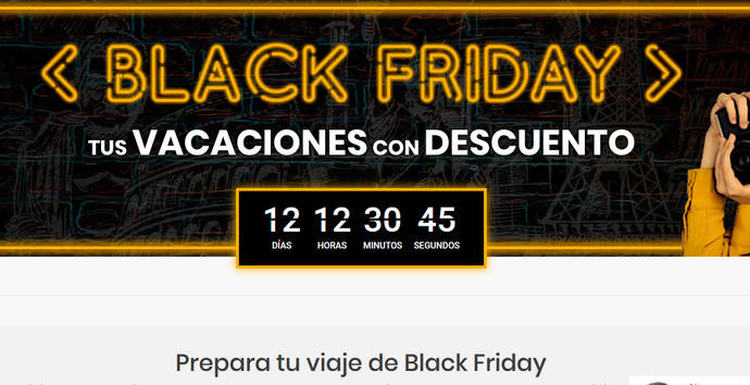 Las agencias de viajes calientan motores ante la proximidad del Black Friday