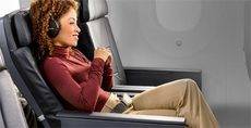 La cabina Premiun Economy de American Airlines.