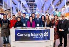 La participación de Canarias en una feria.