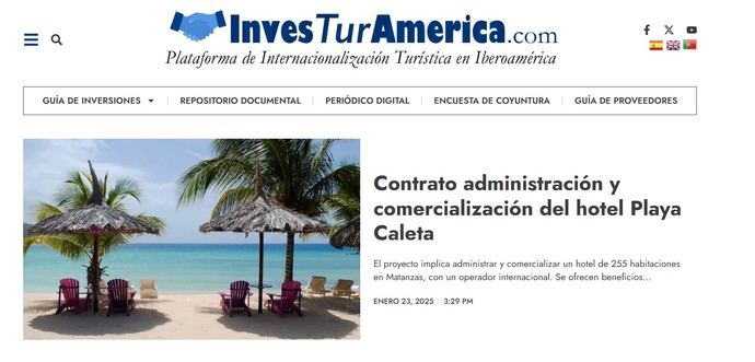 InvesTurAmérica, nueva plataforma digital de CIMET para la internacionalización