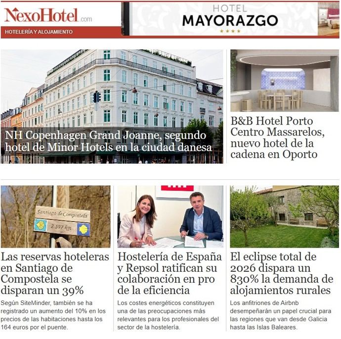 NexoHotel.com cierra por vacaciones hasta septiembre