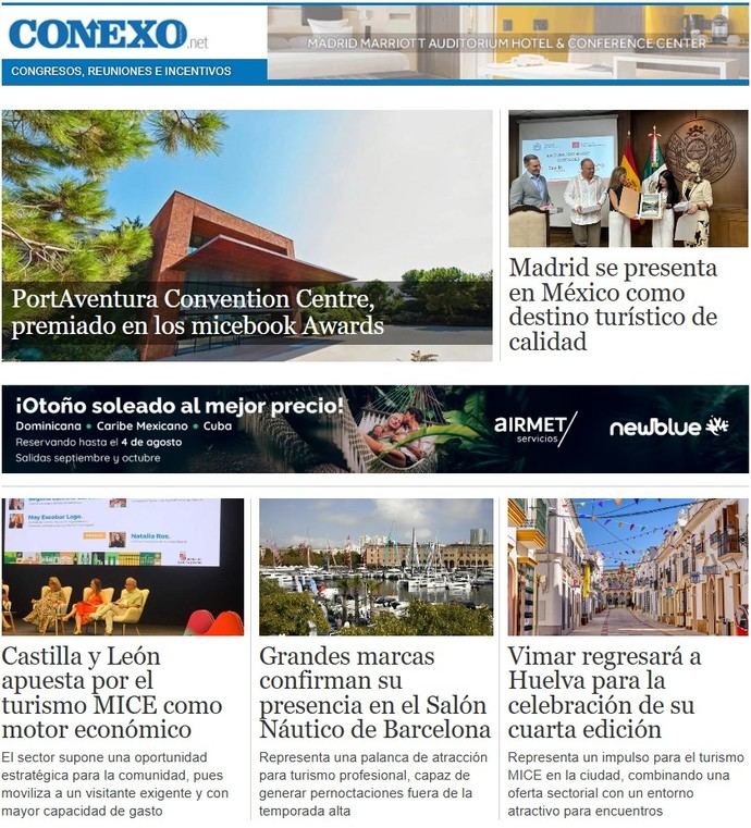 Conexo.net cierra por vacaciones hasta septiembre