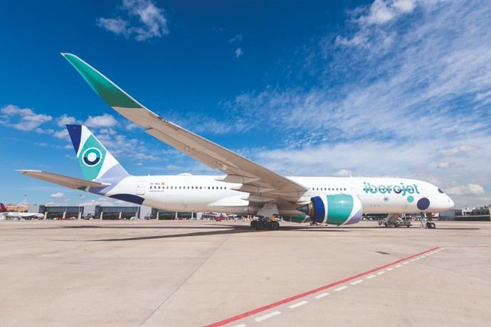 Avión de Iberojet.