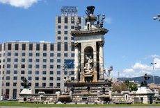 El hotel Catalonia Barcelona Plaza.