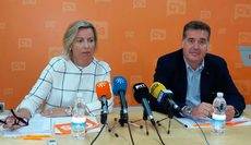 La rueda de prensa de Ciudadanos.