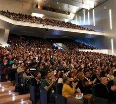 El auditorio del Palacio de Congresos de Palma completamente lleno.