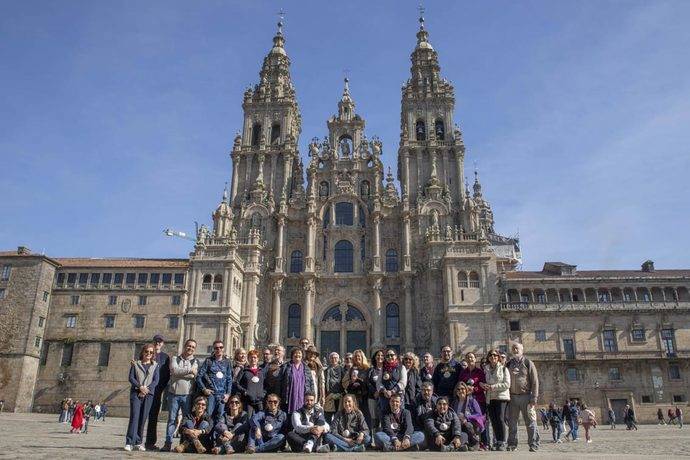 Parte de los asistentes al 32 Congreso Nacional de OPC, en Santiago de Compostela.