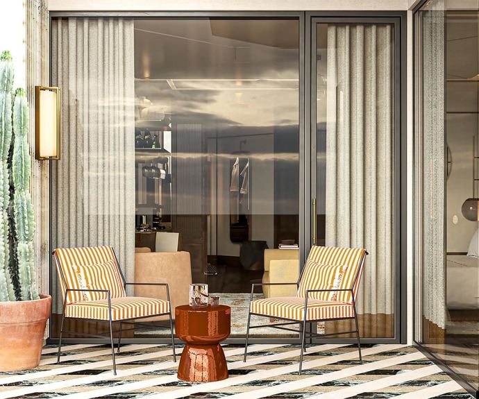 Espacio del hotel.