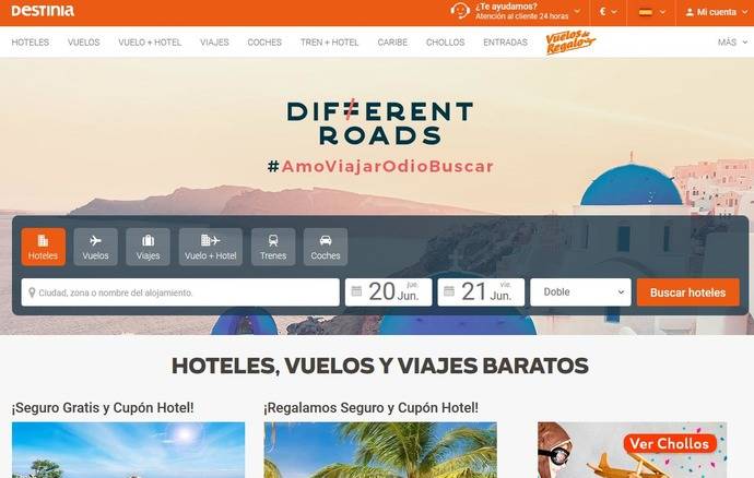 Los clientes de Destinia podrán pagar con Bizum