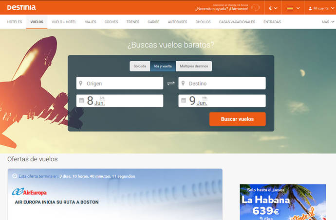 Destinia retira su última campaña por las críticas