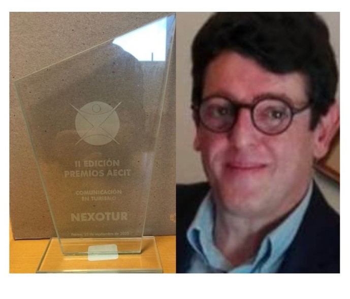 Eugenio de Quesada recibe el Premio AECIT de la Comunicación a NEXOTUR