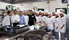 Los alumnos de la Escuela de Hostelería Costa del Sol de Estepona.