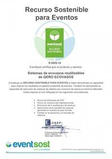 La certificación de Eventsost.