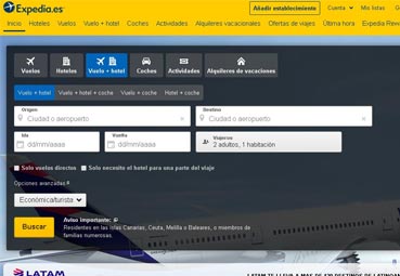 Expedia, nuevo distribuidor de tarifas de Marriott