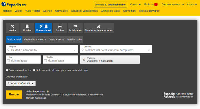 Expedia gasta 1.700 millones de dólares en tecnología