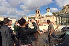 El grupo de agentes británicos en su viaje por la provincia de Alicante.