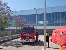 Fibes es escenario de un simulacro de incendio
