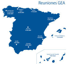 GEA recorre la geografía española en abril y mayo