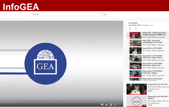 Grupo GEA, en el backstage de Fitur 2020