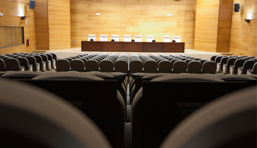 Interior del Palacio de Congresos de Jaén (IFEJA).