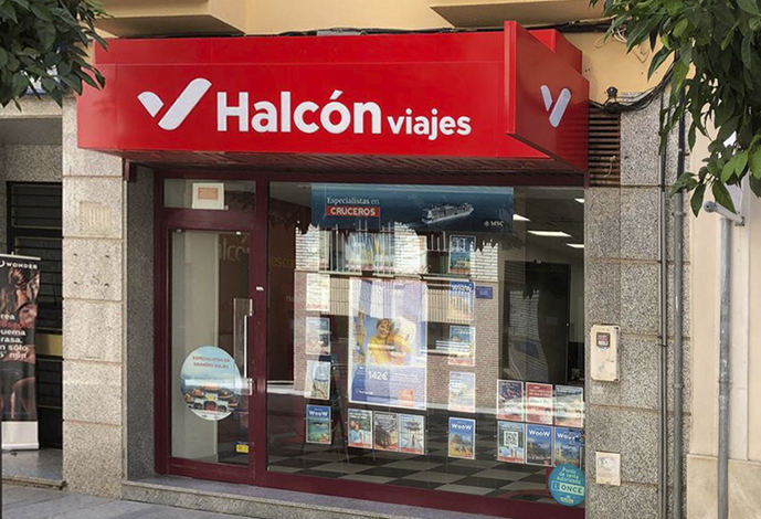 Tienda de Halcón Viajes.