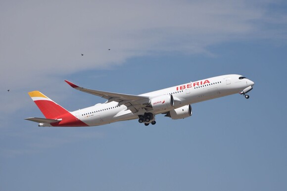 Avión de Iberia.