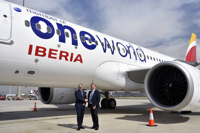 Oneworld celebra con Iberia su 20º aniversario