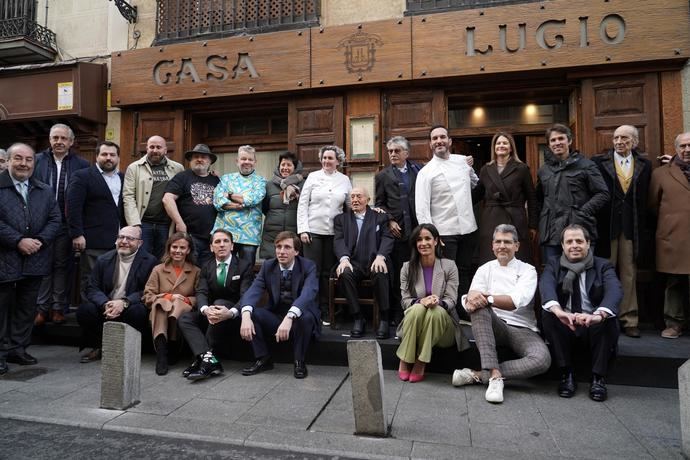 Almeida y la gastronomía española reconocen a Casa Lucio como kilómetro 0