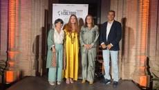 De izquierda a derecha Dña. Carmen Ortiz Laynez, delegada territorial de turismo, cultura y deporte de la Junta de Andalucía; Charo Trabado, CEO de MITM; Dña. Angela Moreno, delegada de turismo del Ayuntamiento de Sevilla y el director del Museo, D. Rafael Rodríguez Obando