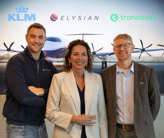 KLM, Transavia y Elysian apuestan por la aviación eléctrica como alternativa